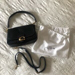 Soft calf Leather Tabby Coach Purse